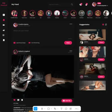 Flirt Fan web app project preview
